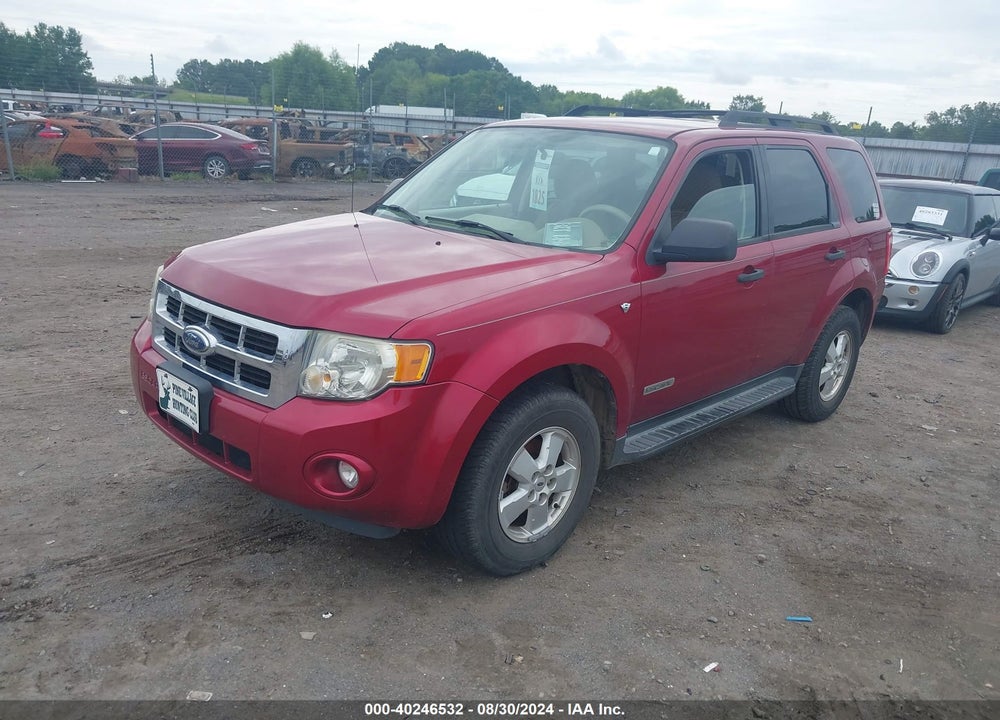 2008 FORD ESCAPE XLT VIN: 1FMCU03138KA51784
