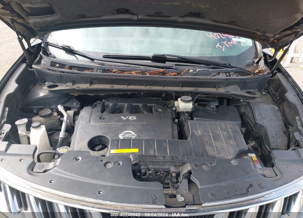 2009 NISSAN MURANO SL VIN: JN8AZ18U99W008975