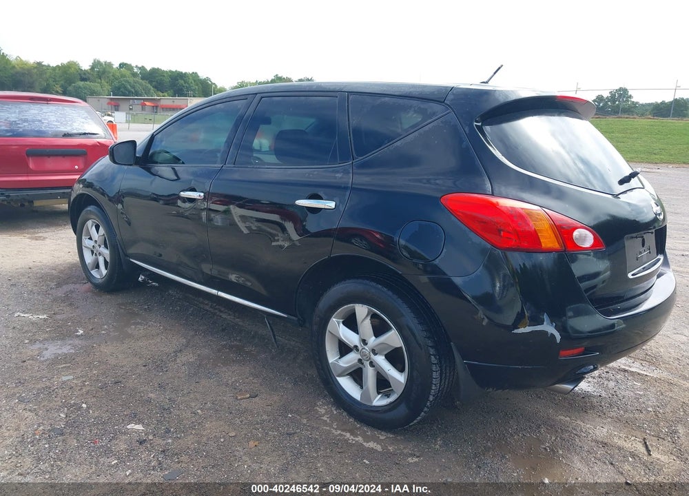 2009 NISSAN MURANO SL VIN: JN8AZ18U99W008975