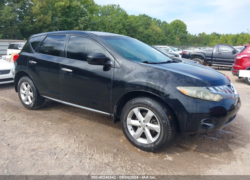 2009 NISSAN MURANO SL VIN: JN8AZ18U99W008975