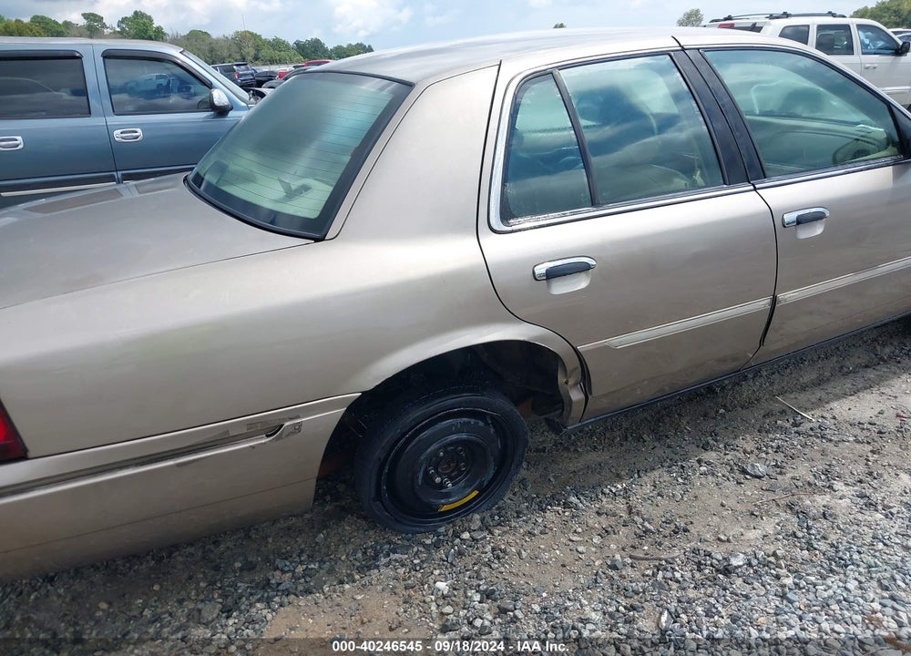 2002 MERCURY GRAND MARQUIS LS VIN: 2MEFM75W12X614322