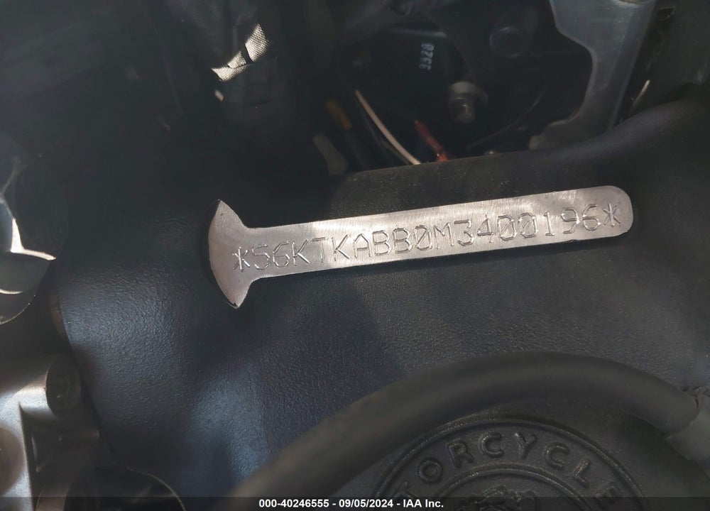 2021 INDIAN MOTORCYCLE CO. ROADMASTER LIMITED VIN: 56KTKABB0M3400196