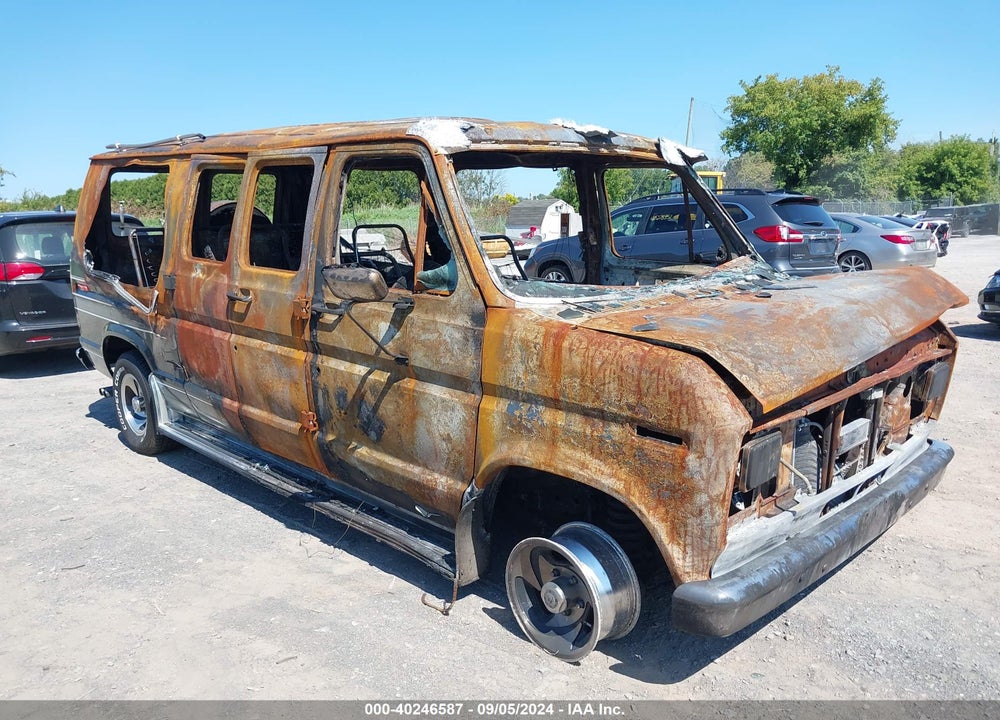 1987 FORD ECONOLINE E150 VAN VIN: 1FDEE14H3HHB71122