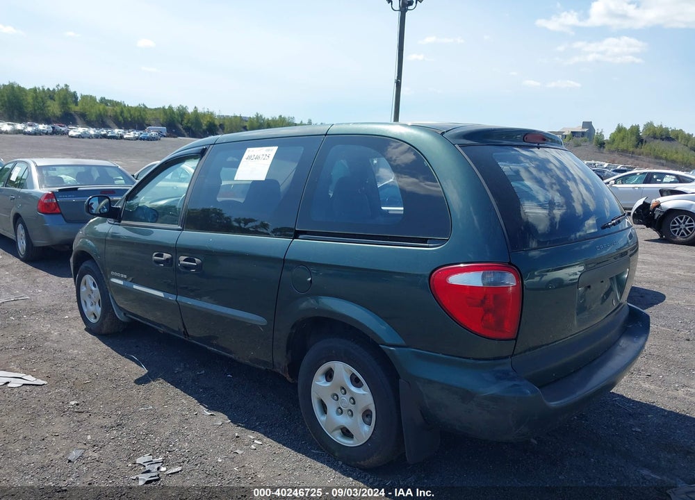 2001 DODGE CARAVAN SE VIN: 1B4GP25341B197685