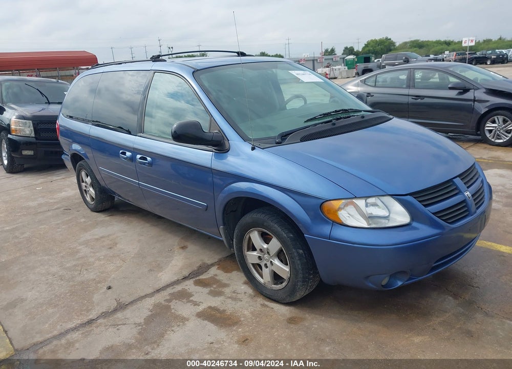 2007 DODGE GRAND CARAVAN SXT VIN: 2D4GP44L47R292180