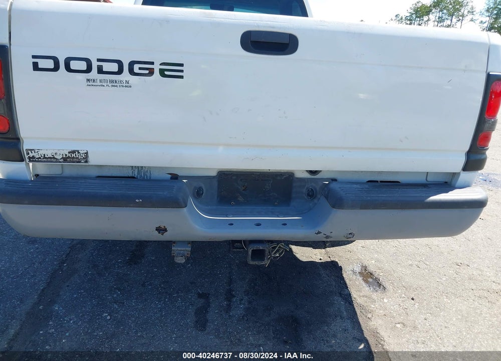 2001 DODGE RAM 1500 ST/WORK SPECIAL VIN: 1B7HC16X01S302690
