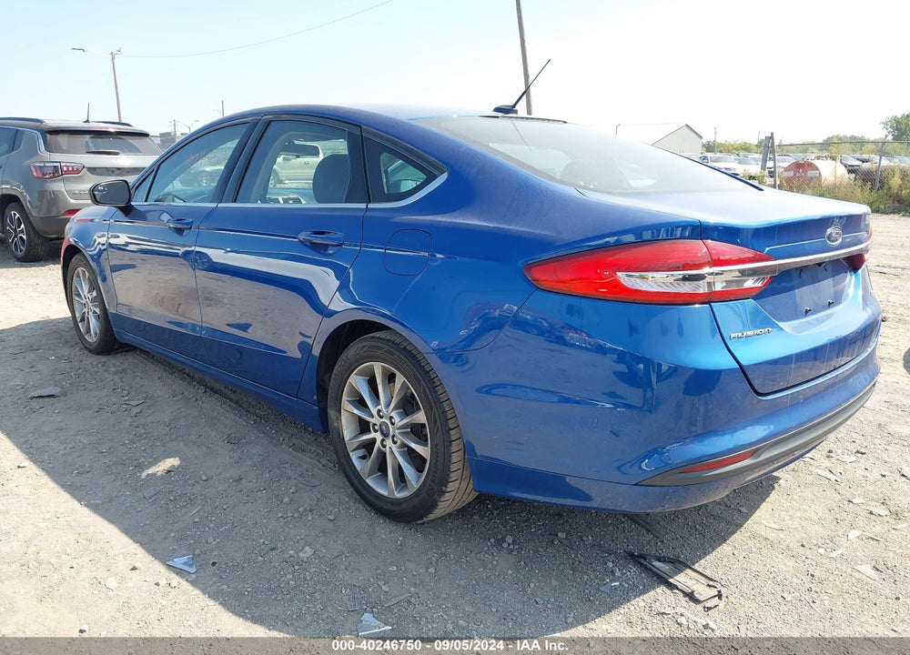 2017 FORD FUSION SE VIN: 3FA6P0H73HR346326