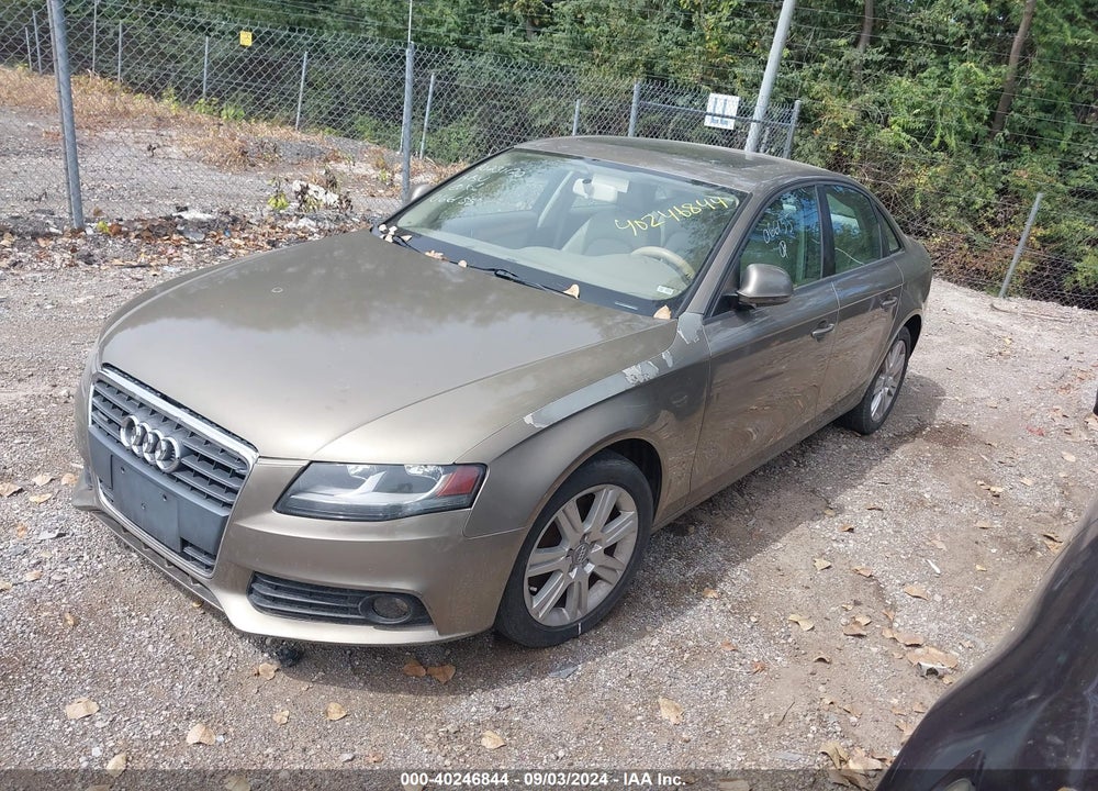 2009 AUDI A4 2.0T PREMIUM VIN: WAULF78K69N066155