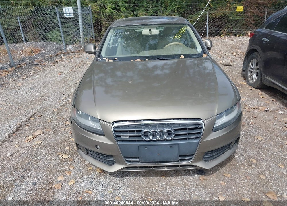 2009 AUDI A4 2.0T PREMIUM VIN: WAULF78K69N066155