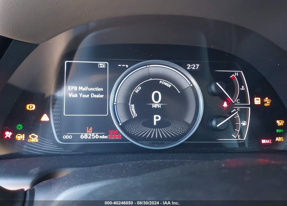 2022 LEXUS ES 300H VIN: 58ADA1C18NU025676