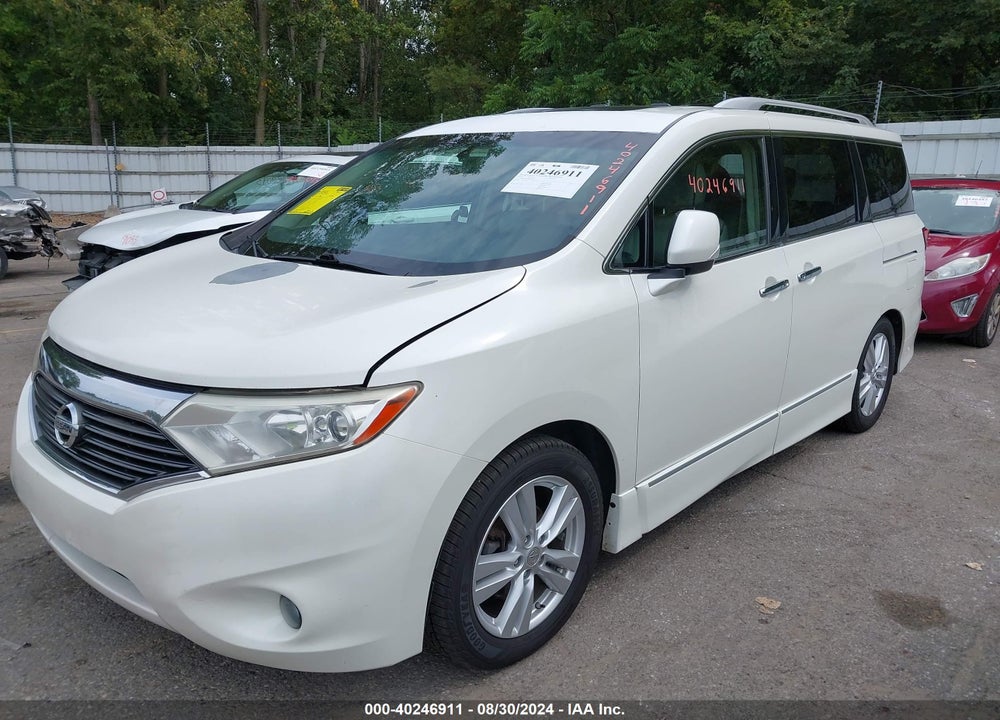 2011 NISSAN QUEST SL VIN: JN8AE2KP0B9006198