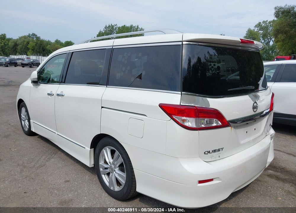 2011 NISSAN QUEST SL VIN: JN8AE2KP0B9006198