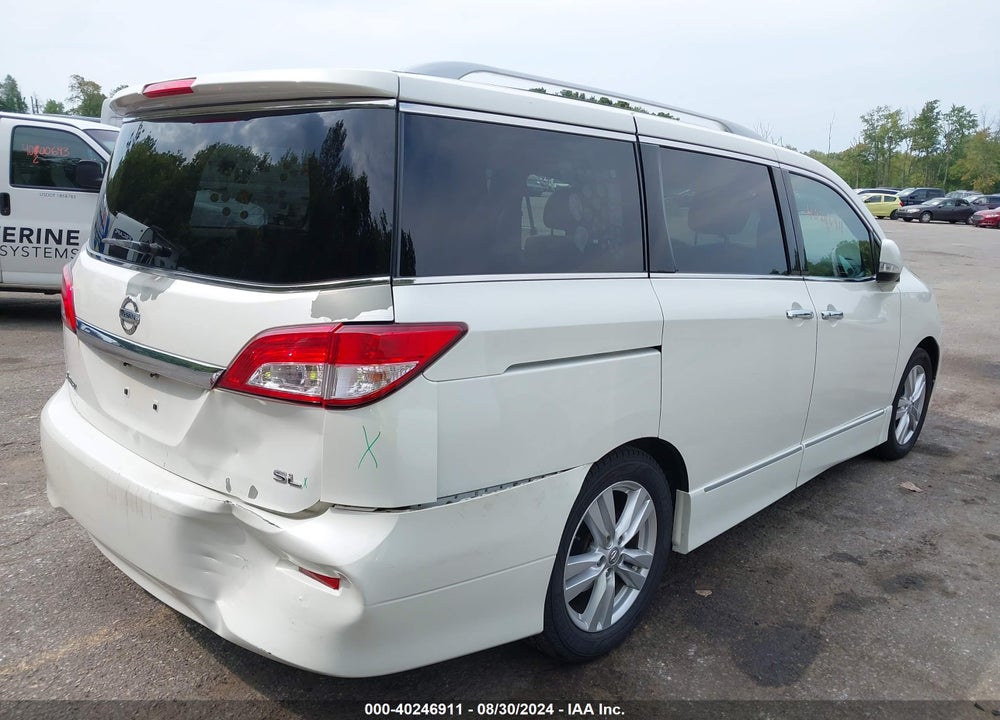 2011 NISSAN QUEST SL VIN: JN8AE2KP0B9006198
