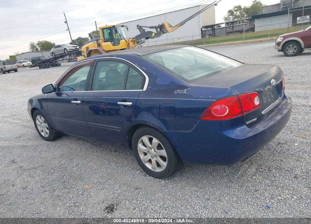 2006 KIA OPTIMA EX V6 (NEW)/LX V6 (NEW) VIN: KNAGE124765051168