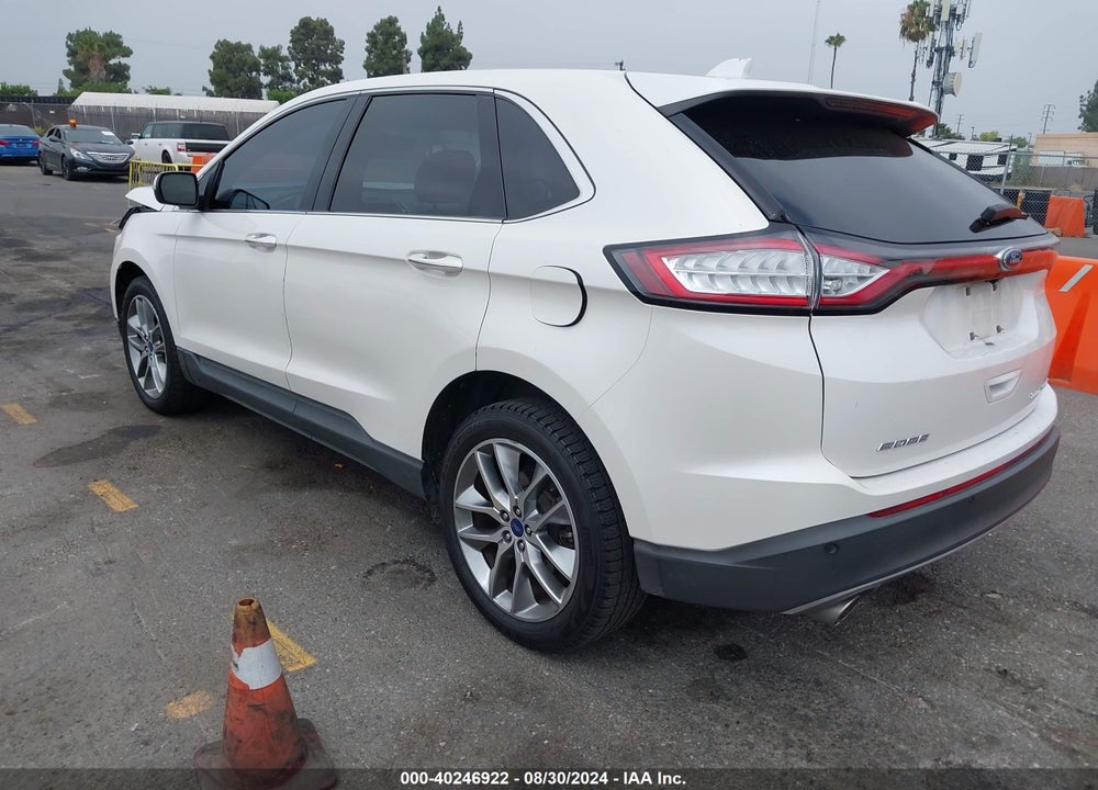 2016 FORD EDGE TITANIUM VIN: 2FMPK3K89GBB75297