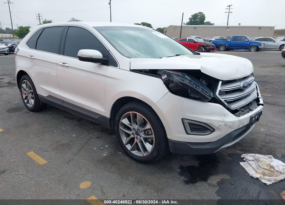 2016 FORD EDGE TITANIUM VIN: 2FMPK3K89GBB75297