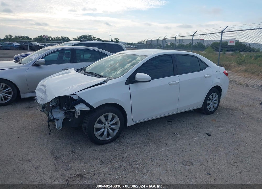 2015 TOYOTA COROLLA LE VIN: 2T1BURHE6FC368506