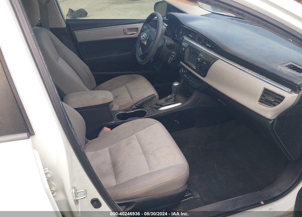 2015 TOYOTA COROLLA LE VIN: 2T1BURHE6FC368506