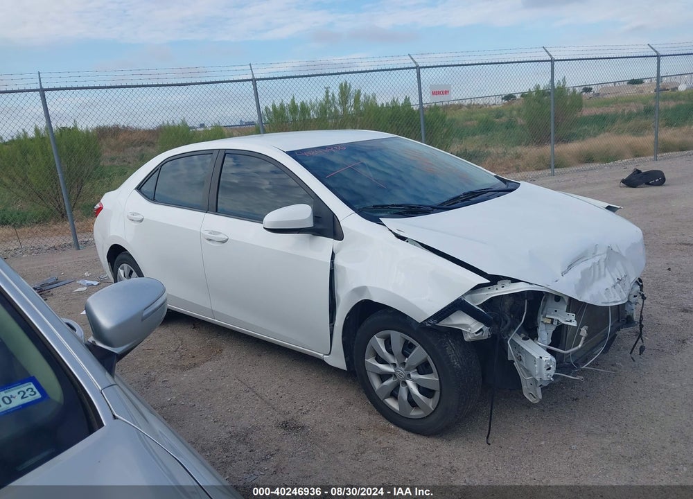 2015 TOYOTA COROLLA LE VIN: 2T1BURHE6FC368506