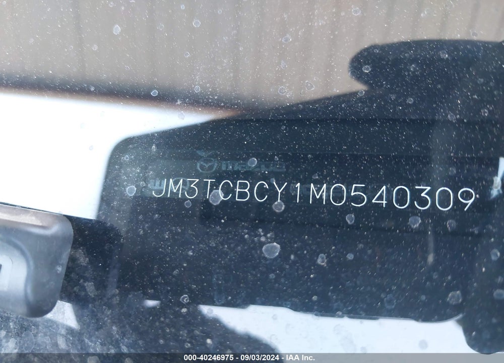 2021 MAZDA CX-9 TOURING VIN: JM3TCBCY1M0540309