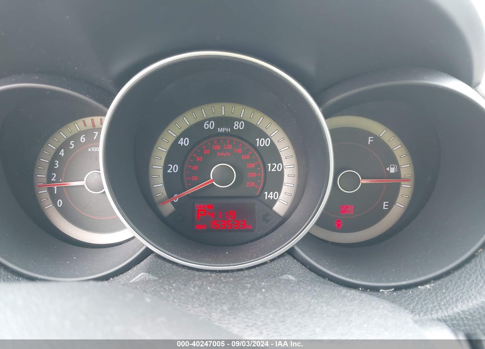 2012 KIA FORTE EX VIN: KNAFU4A23C5497314