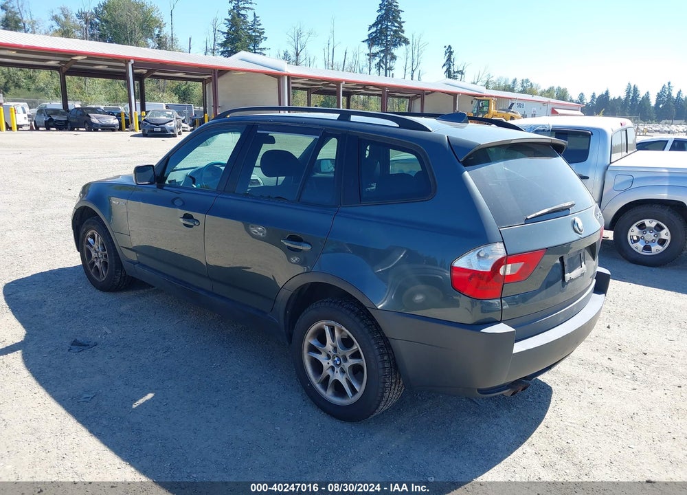 2004 BMW X3 2.5I VIN: WBXPA73484WC35225