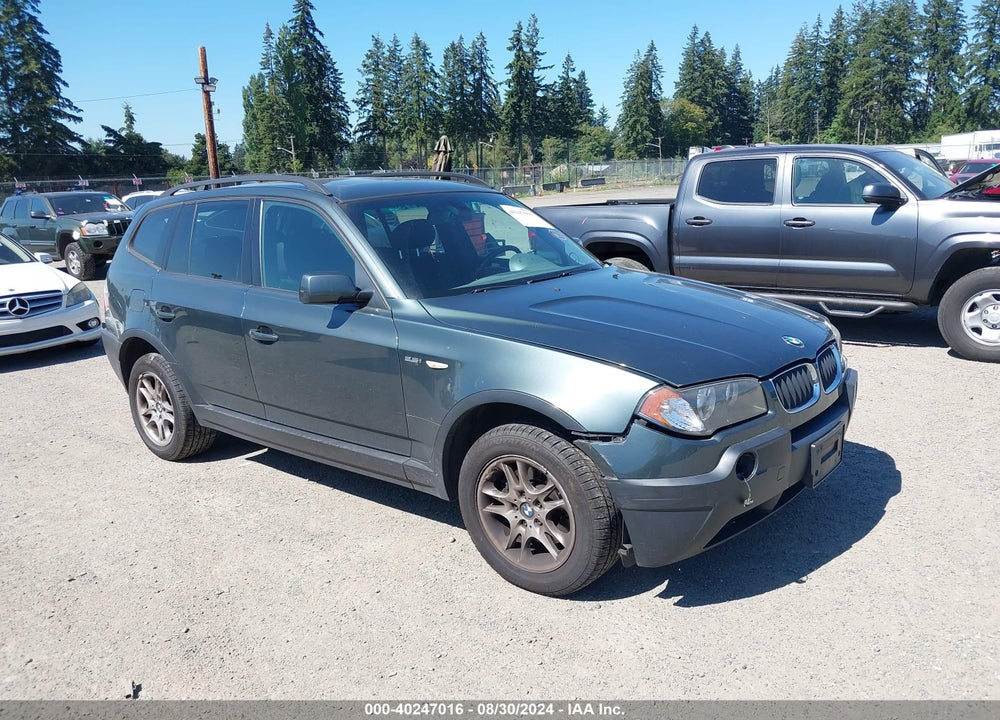 2004 BMW X3 2.5I VIN: WBXPA73484WC35225