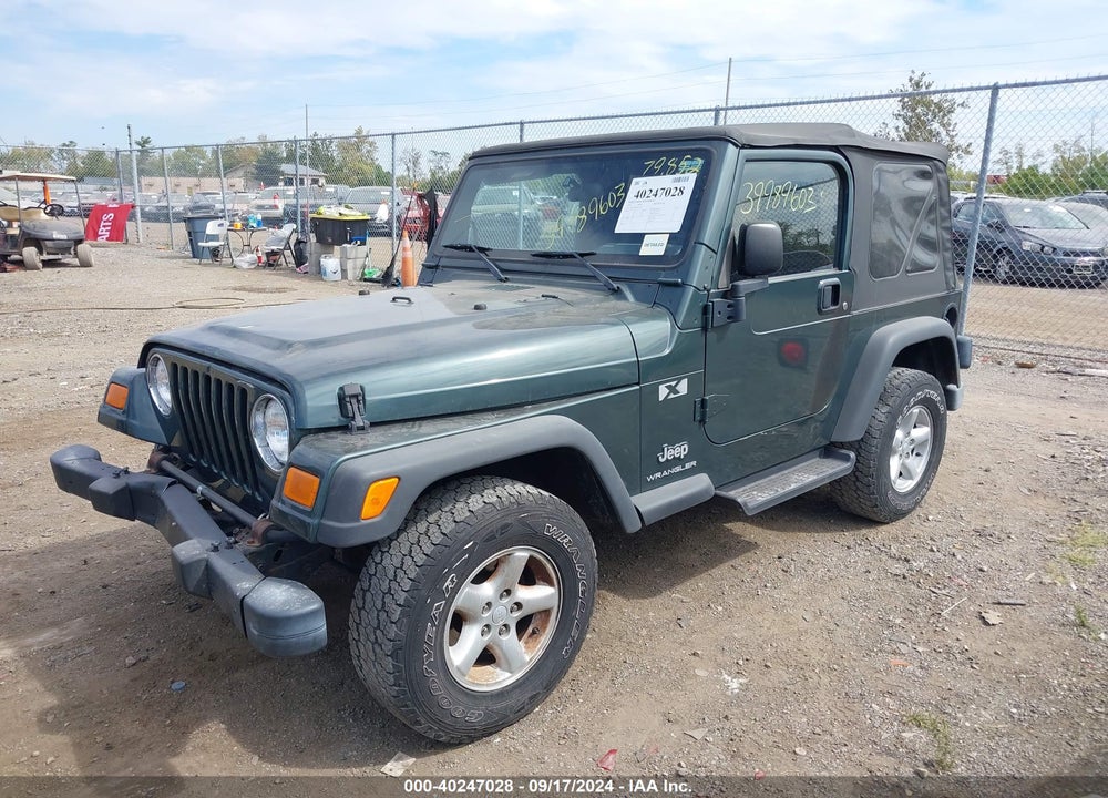 2003 JEEP WRANGLER X VIN: 1J4FA39S63P377323
