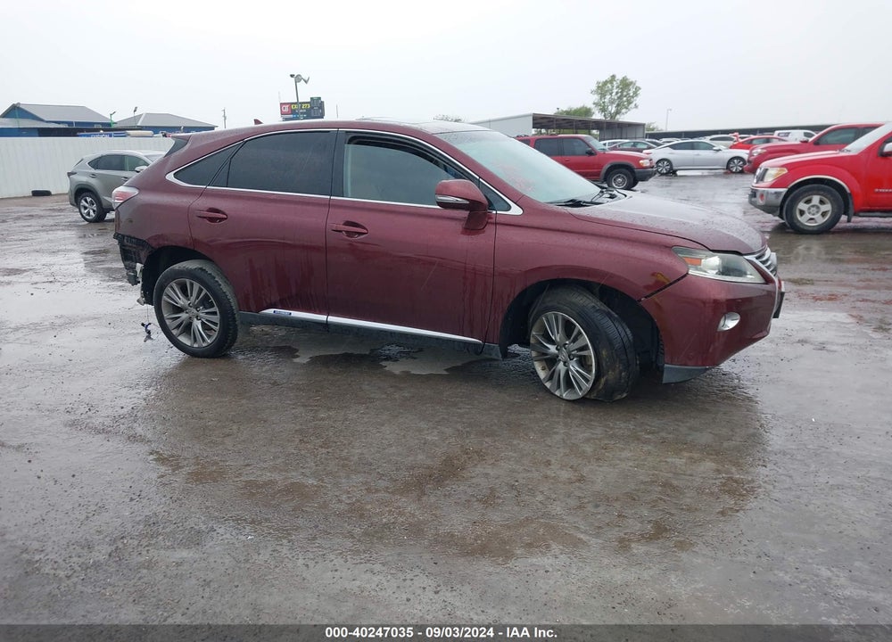 2013 LEXUS RX 450H VIN: JTJZB1BAXD2412818