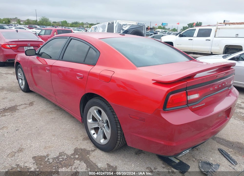 2012 DODGE CHARGER SXT VIN: 2C3CDXHG9CH272241