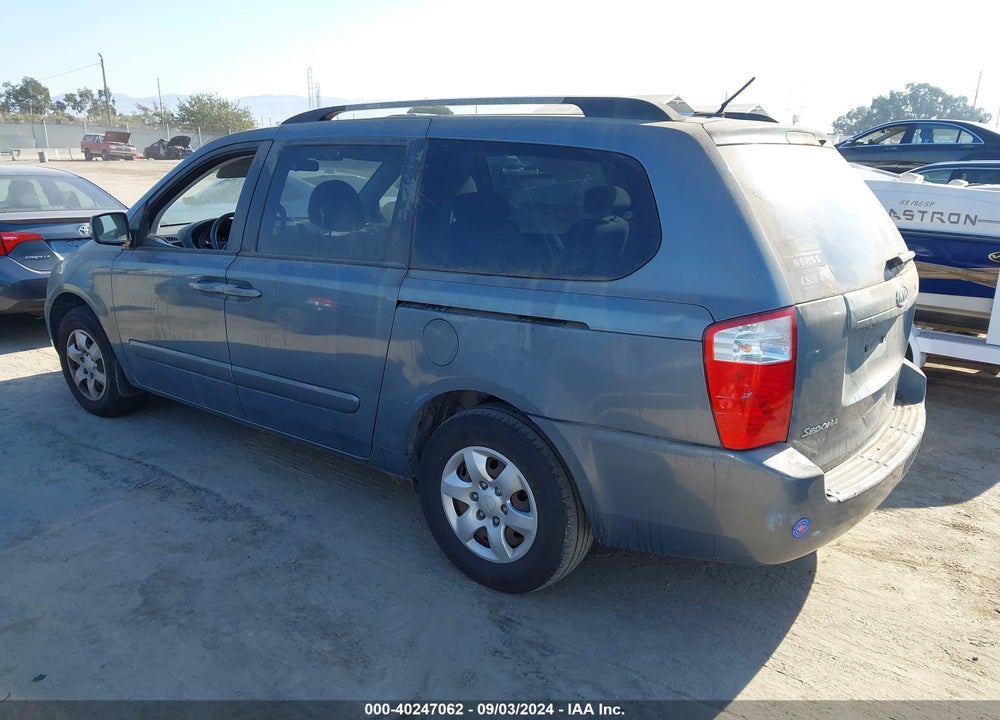 2009 KIA SEDONA LX VIN: KNDMB233796297159