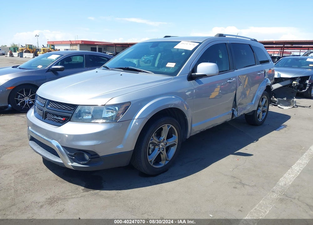 2018 DODGE JOURNEY CROSSROAD VIN: 3C4PDCGB7JT208893