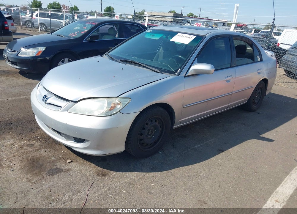2005 HONDA CIVIC EX VIN: 2HGES26755H592841