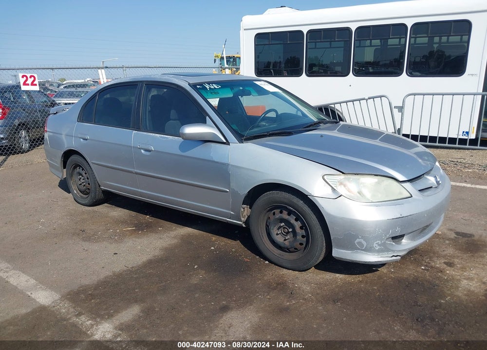 2005 HONDA CIVIC EX VIN: 2HGES26755H592841