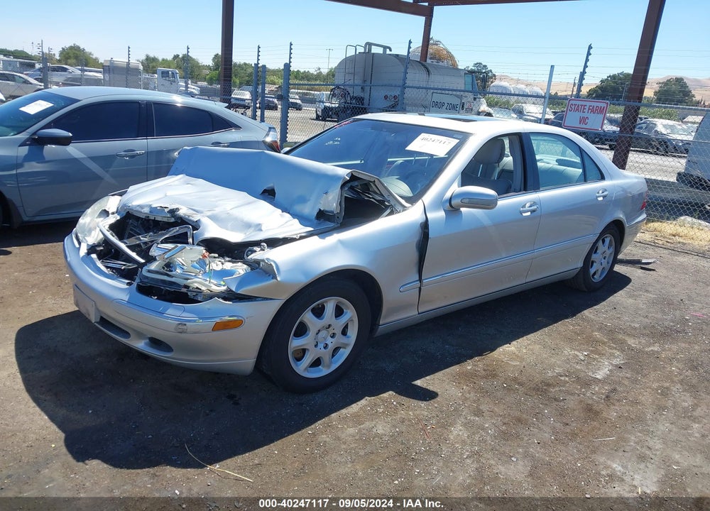 2000 MERCEDES-BENZ S 430 VIN: WDBNG70J8YA129739