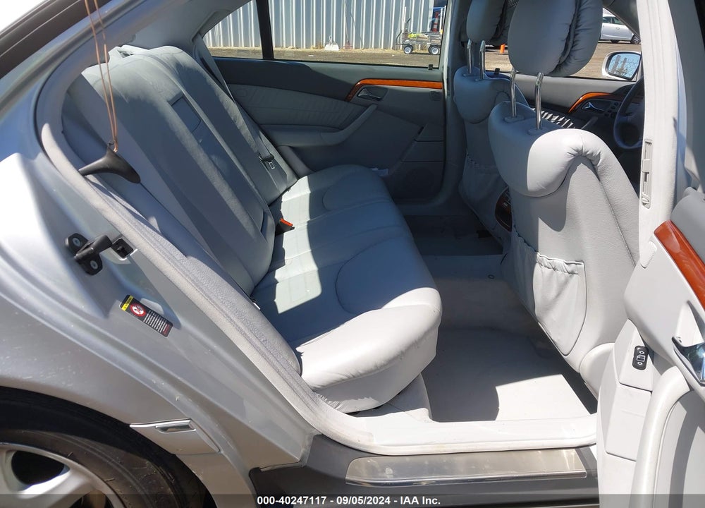 2000 MERCEDES-BENZ S 430 VIN: WDBNG70J8YA129739