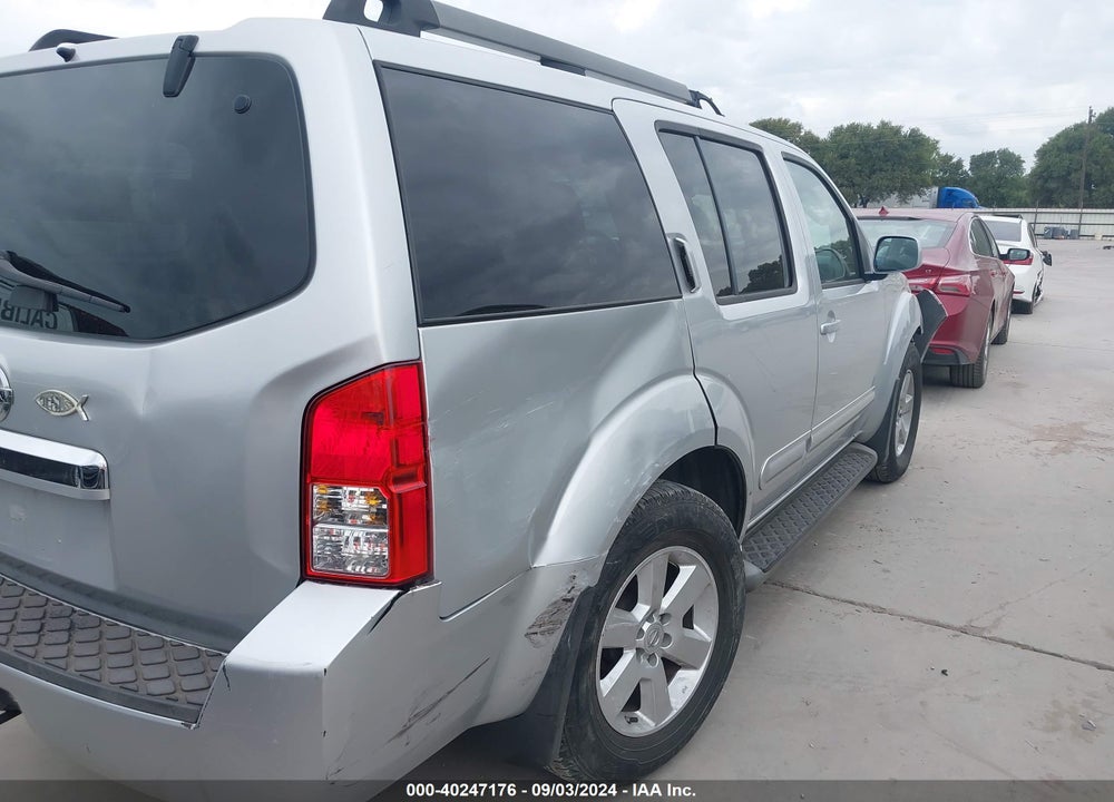 2012 NISSAN PATHFINDER SV VIN: 5N1AR1NN2CC617967
