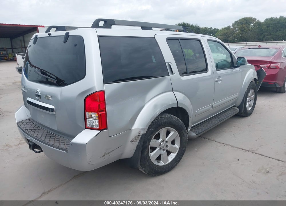 2012 NISSAN PATHFINDER SV VIN: 5N1AR1NN2CC617967