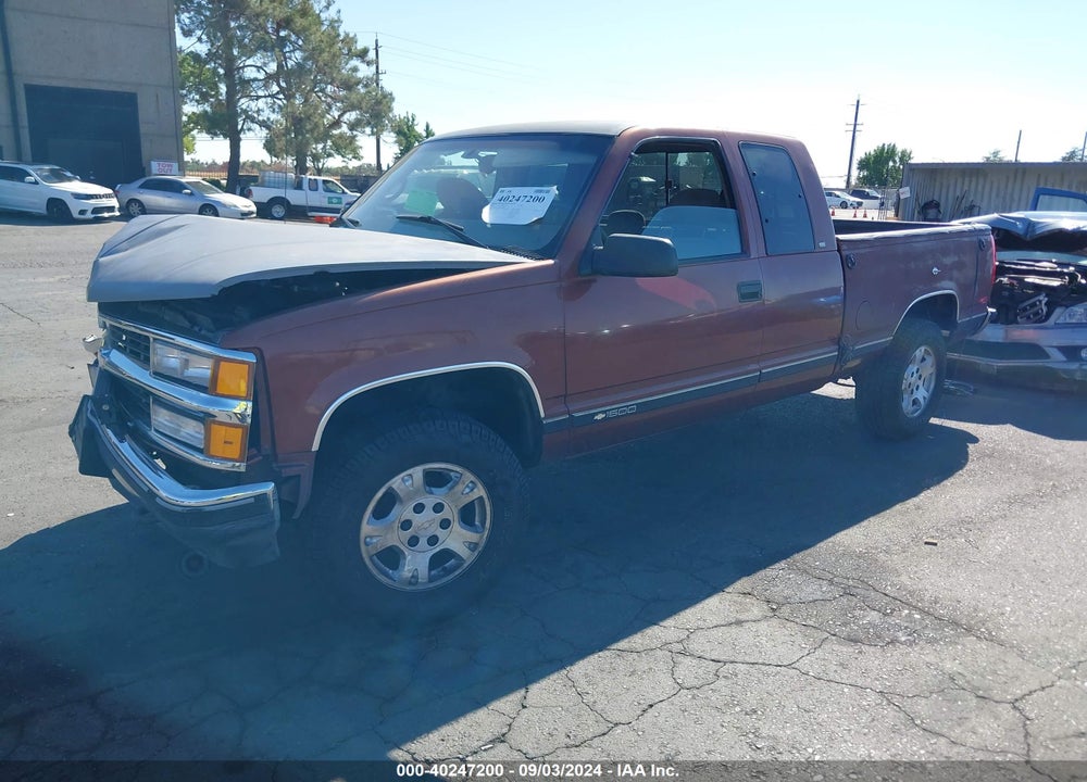 1998 CHEVROLET K1500 FLEETSIDE VIN: 1GCEK19R6WE189952