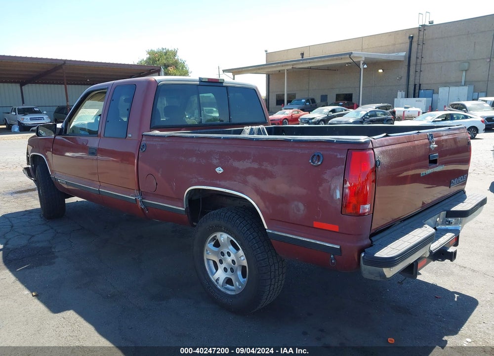 1998 CHEVROLET K1500 FLEETSIDE VIN: 1GCEK19R6WE189952