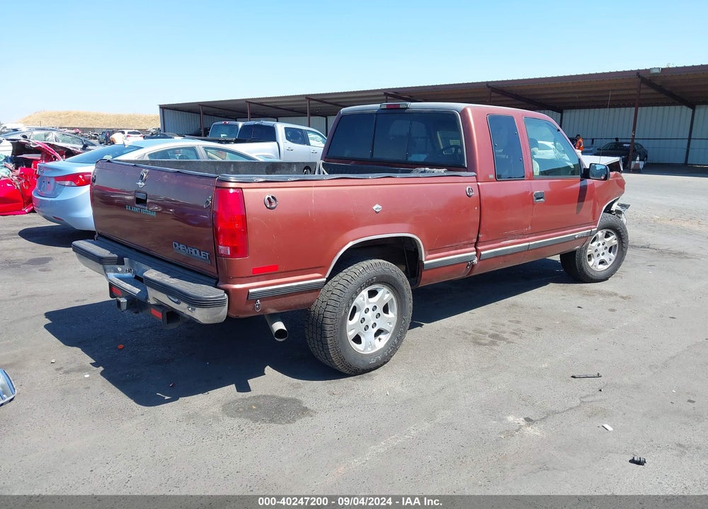 1998 CHEVROLET K1500 FLEETSIDE VIN: 1GCEK19R6WE189952