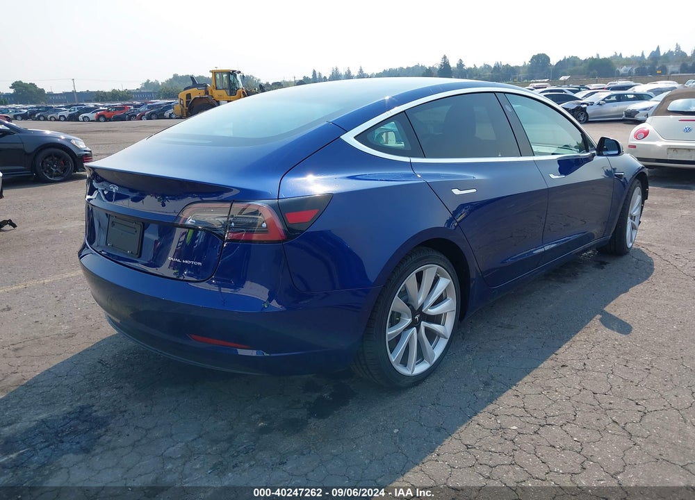2020 TESLA MODEL 3 LONG RANGE DUAL MOTOR ALL-WHEEL DRIVE VIN: 5YJ3E1EB6LF746747