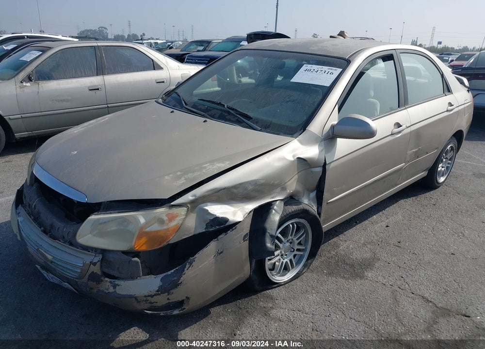 2007 KIA SPECTRA EX VIN: KNAFE122175483217