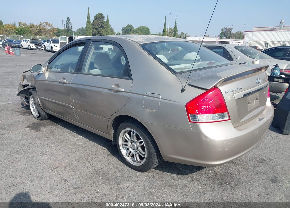 2007 KIA SPECTRA EX VIN: KNAFE122175483217