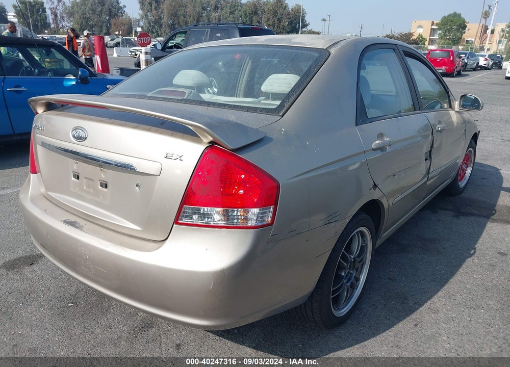 2007 KIA SPECTRA EX VIN: KNAFE122175483217