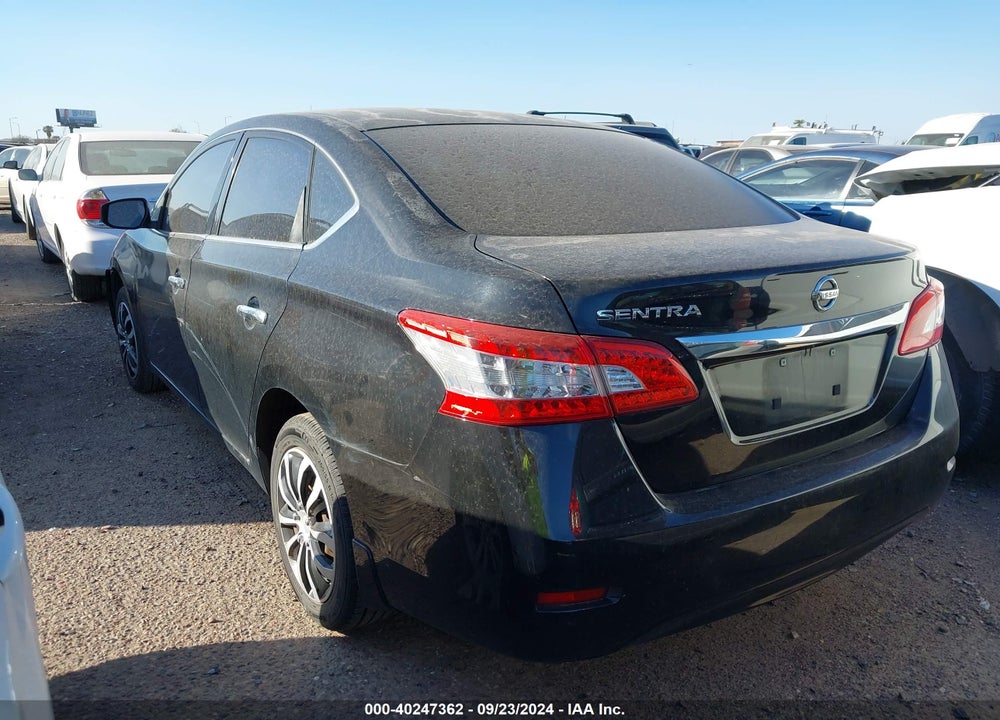 2015 NISSAN SENTRA S VIN: 3N1AB7AP6FY345781