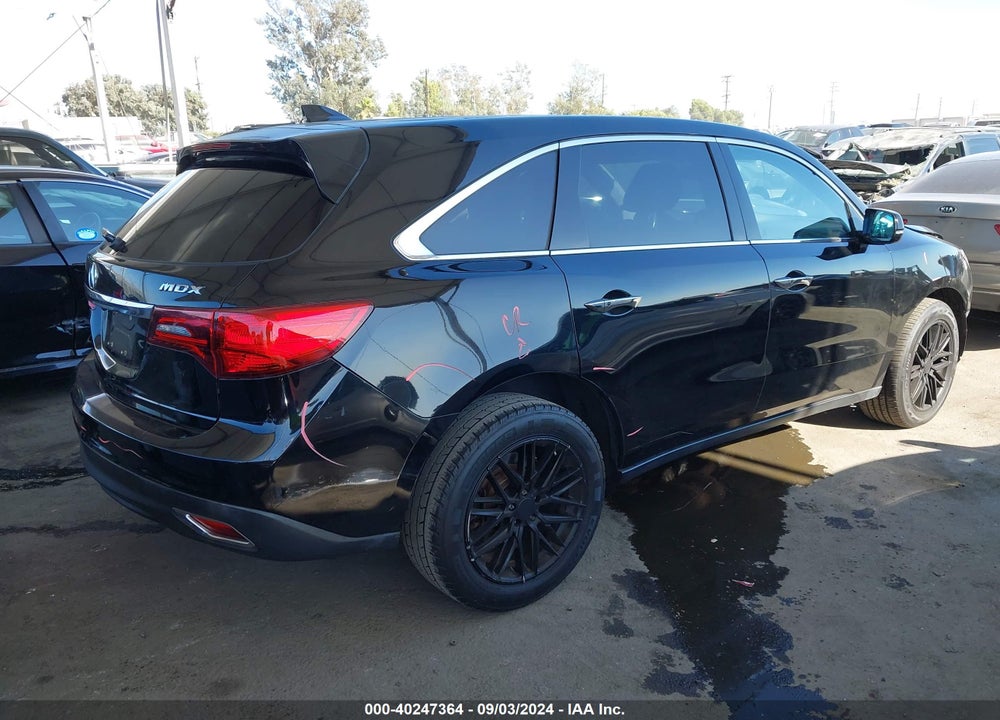 2015 ACURA MDX TECHNOLOGY PACKAGE VIN: 5FRYD3H46FB011500