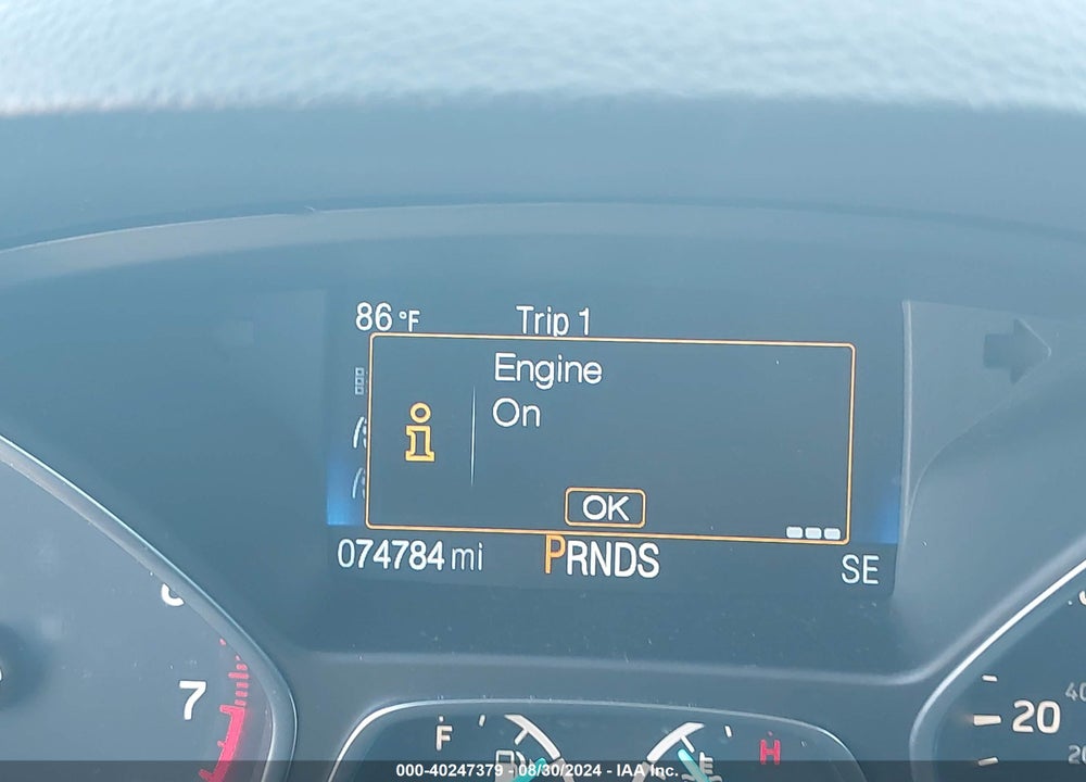 2017 FORD ESCAPE S VIN: 1FMCU0F70HUC51431