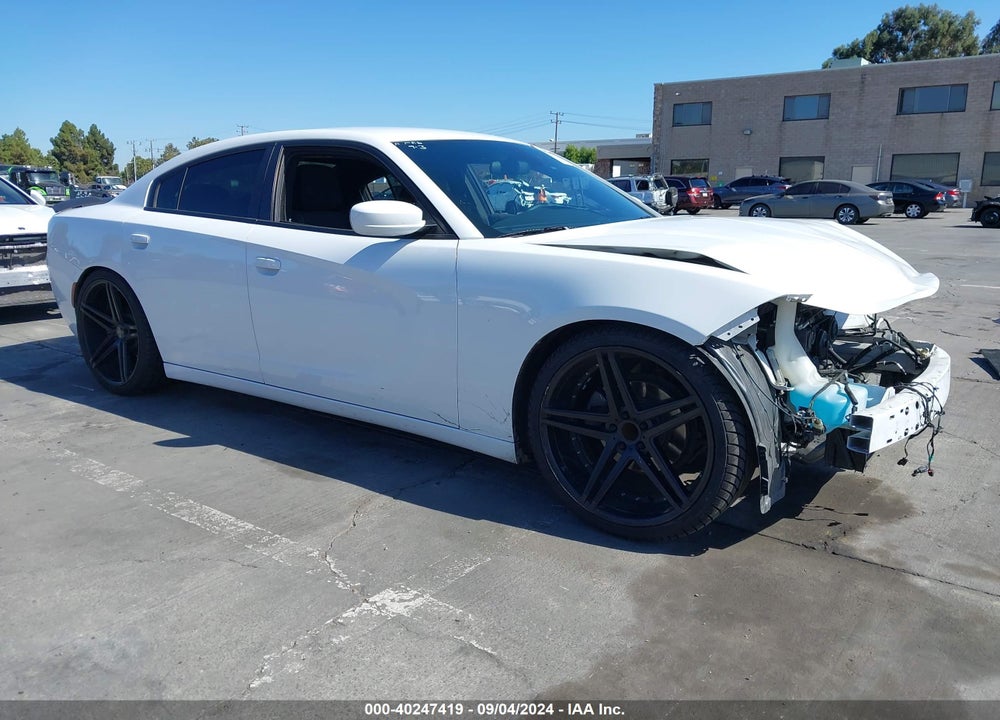 2019 DODGE CHARGER SXT RWD VIN: 2C3CDXBG1KH615700
