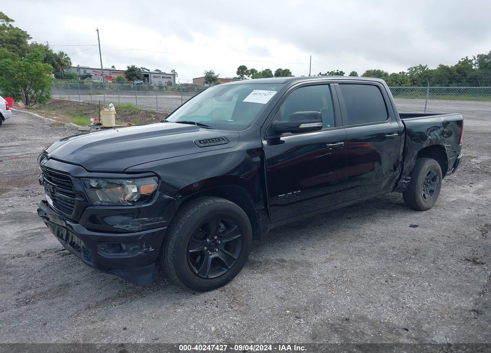 2021 RAM 1500 BIG HORN 4X2 5'7 BOX VIN: 1C6RREFT8MN589827